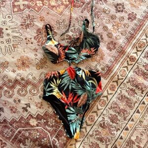 Shade & Shore Floral One-Piece Swimsuit